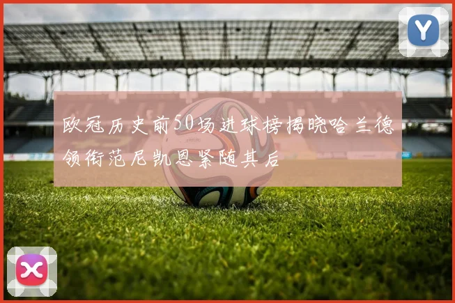 欧冠历史前50场进球榜揭晓哈兰德领衔范尼凯恩紧随其后