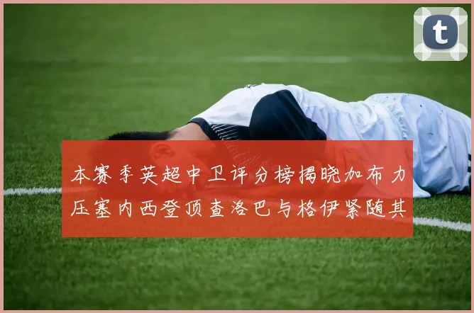 本赛季英超中卫评分榜揭晓加布力压塞内西登顶查洛巴与格伊紧随其后